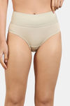 Zivame High Rise Full Coverage Tummy Tucker Hipster Panty (Pack of 2) - Multicolor — thumbnail 2